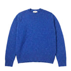 The Antwerp Artisan Series: Wool & Alpaca "Confetti" Knit Crewneck | Green, Blue, Papaya
