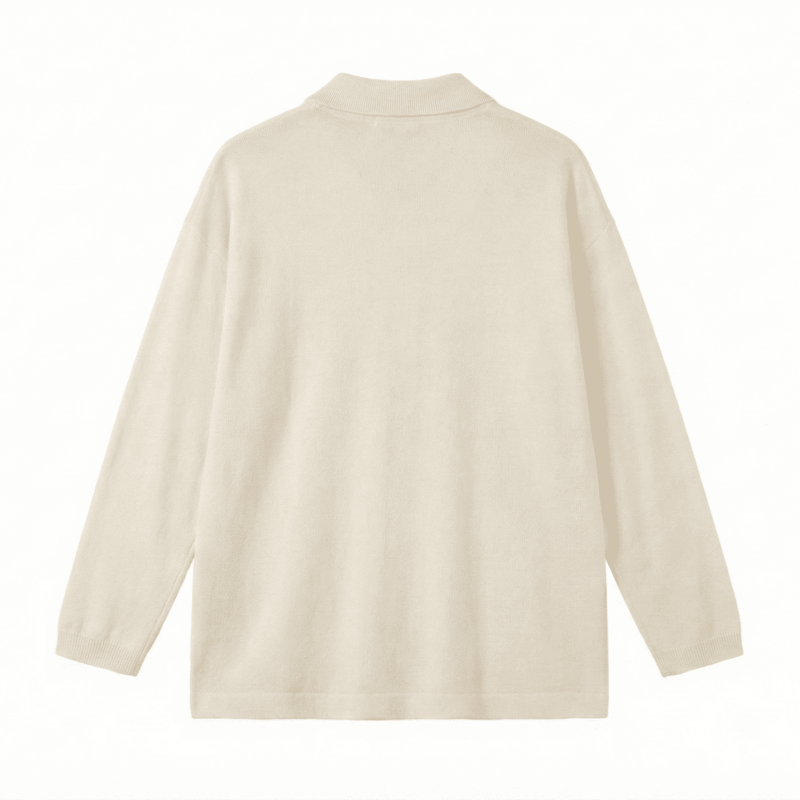 Luxe Layering: Merino Wool & Viscose Soft-Knit Shacket | Cream