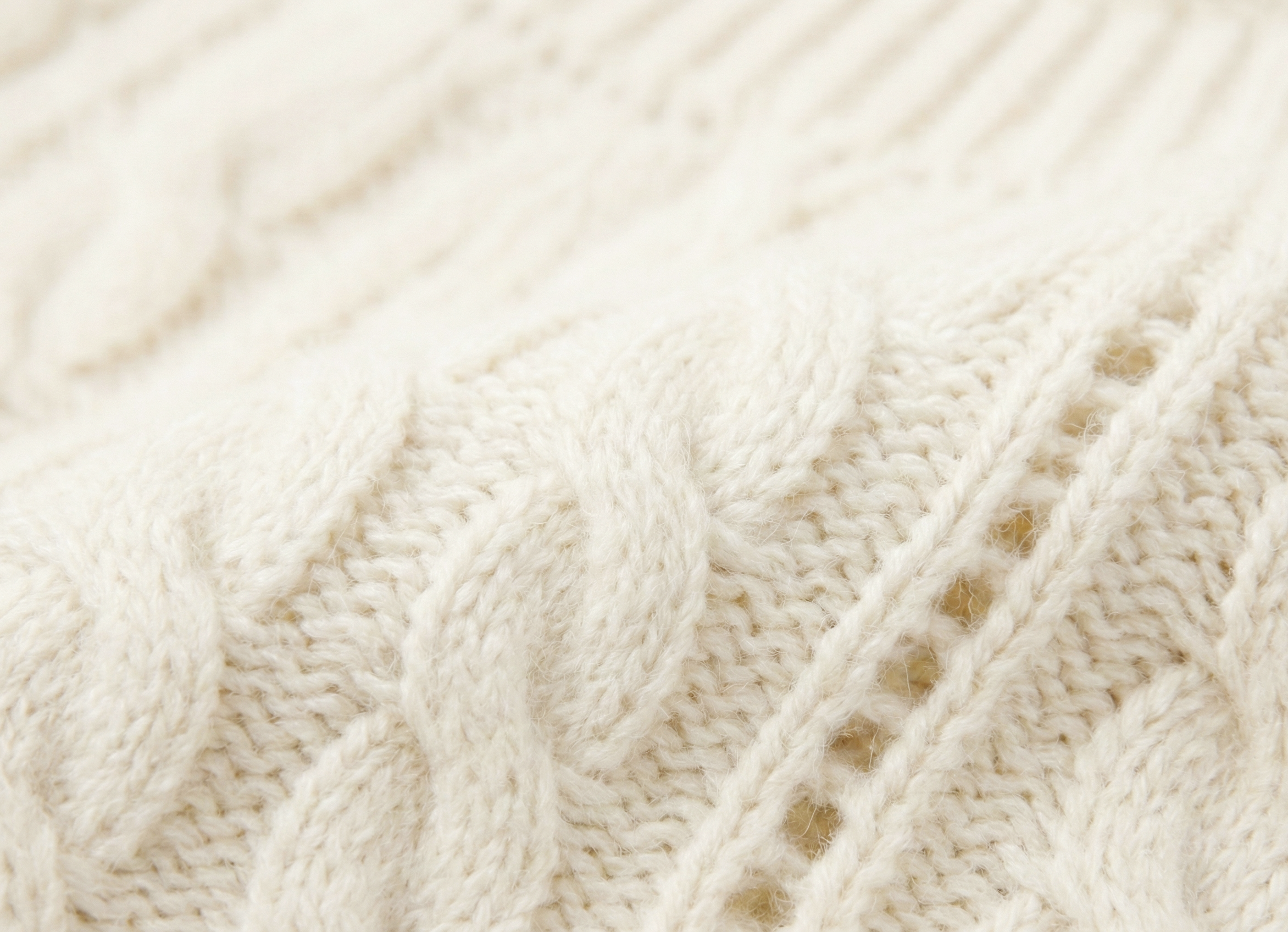 Women’s 80% Wool Circular Yoke Sweater | Intricate Cable Knit | Antwerp Archive Edition