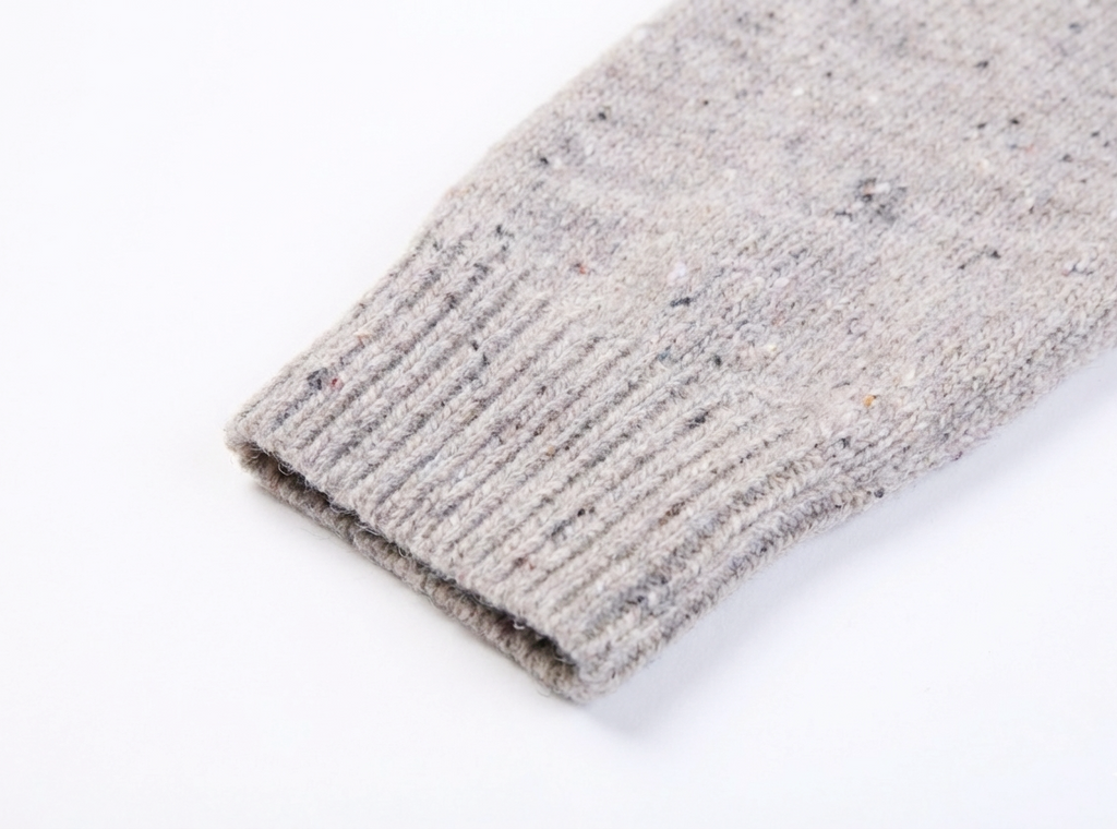 The Antwerp Essential Series: 80% Heavyweight Wool Crewneck | Khaki, Taupe & Speckled Navy