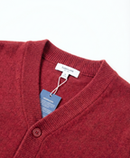 The Antwerp Library Series: Women's Soft-Touch Wool Blend Cardigan | Cardinal Red