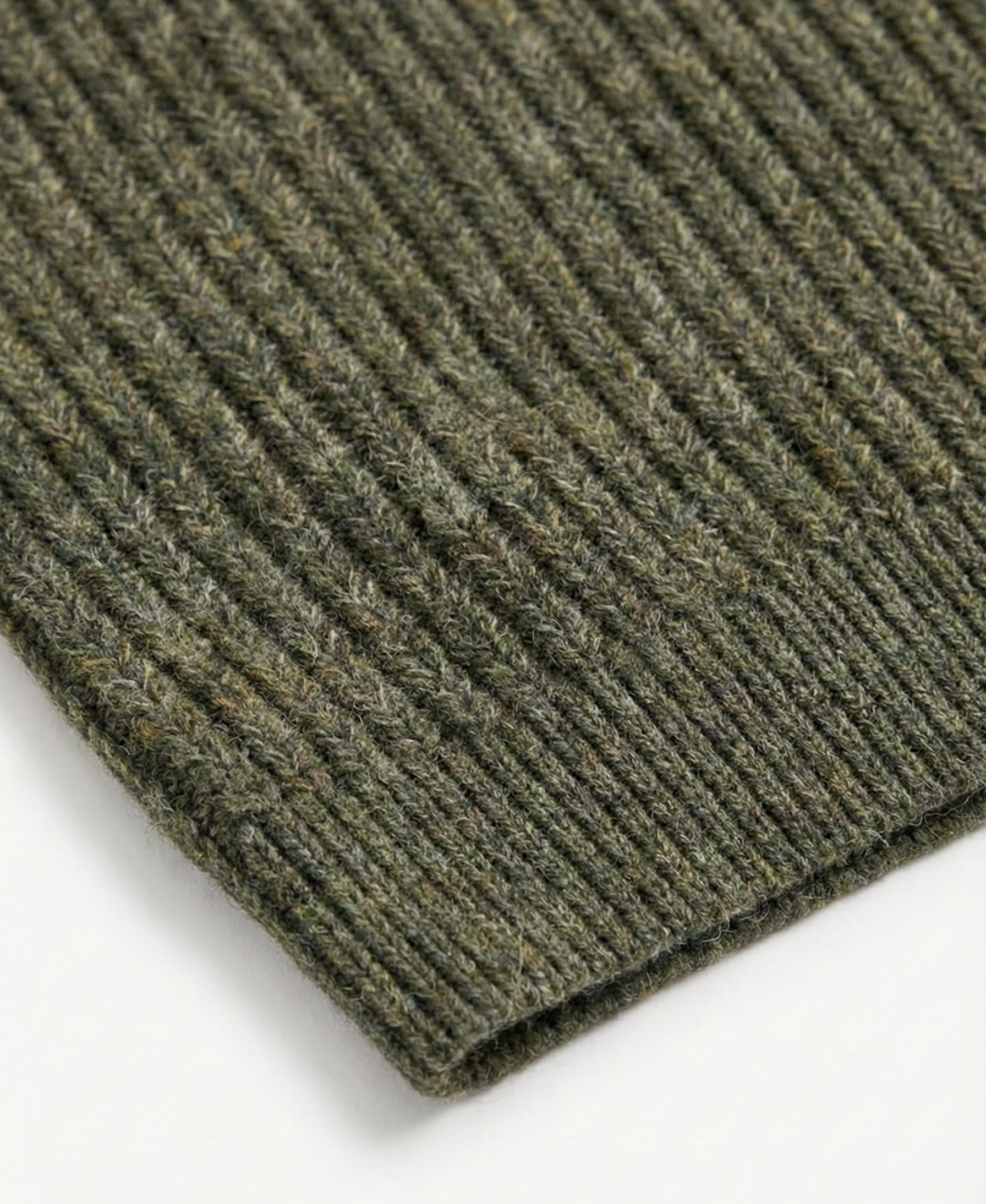 Men’s Cotton-Blend Ribbed Knit Vest - Khaki | Textured Sleeveless Pullover | European Stock Clearance