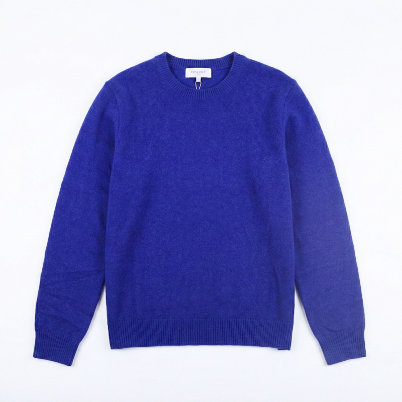 Men’s 80% Wool Fine Knit Sweater | Classic Crew Neck | Antwerp Archive Edition