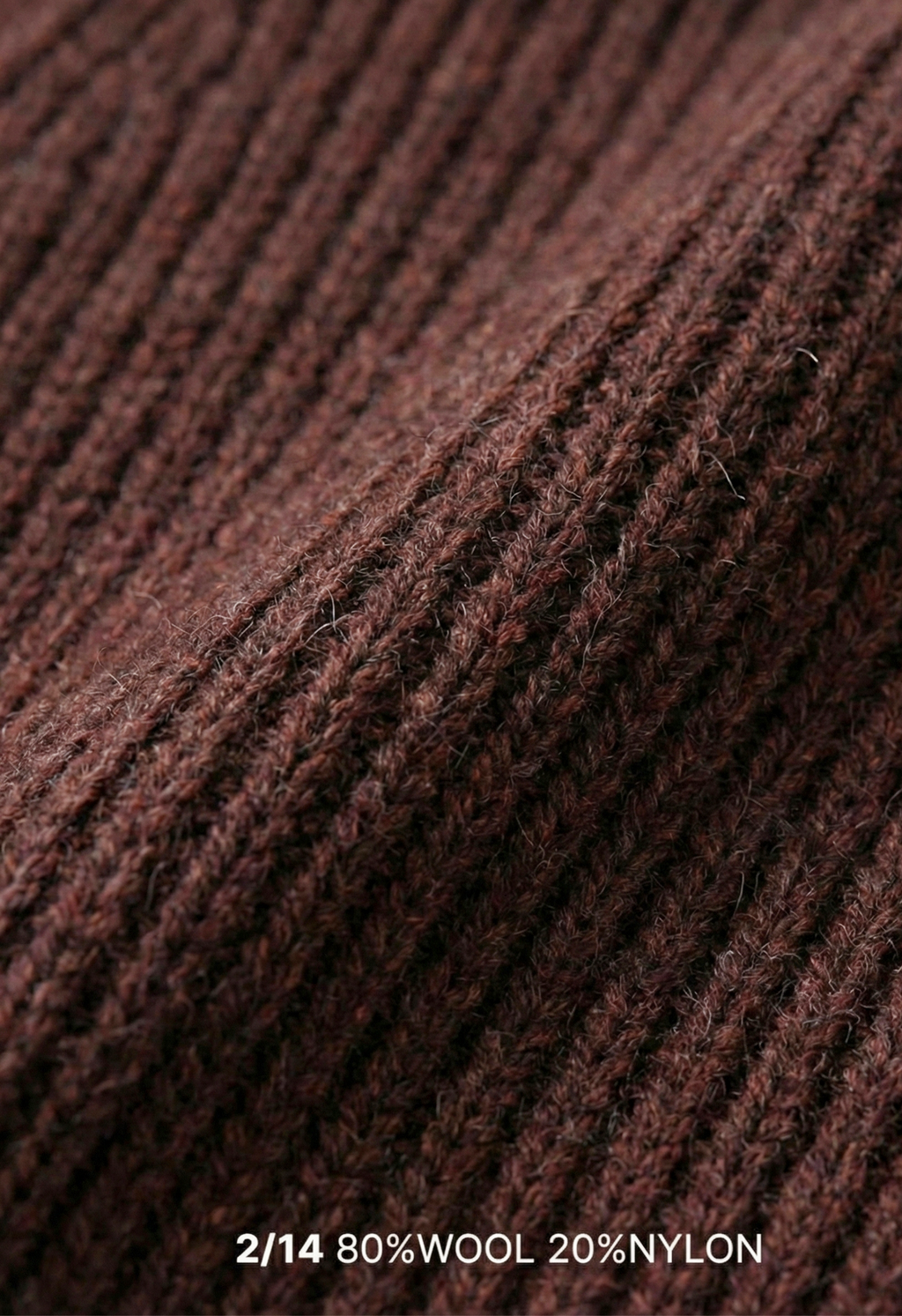 The Antwerp Library Series: Heavyweight Marled Cardigan (80% Wool) | Mahogany Rust